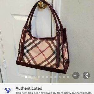 Burberry Supernova Check Ashmore Shoulder Hobo Bag